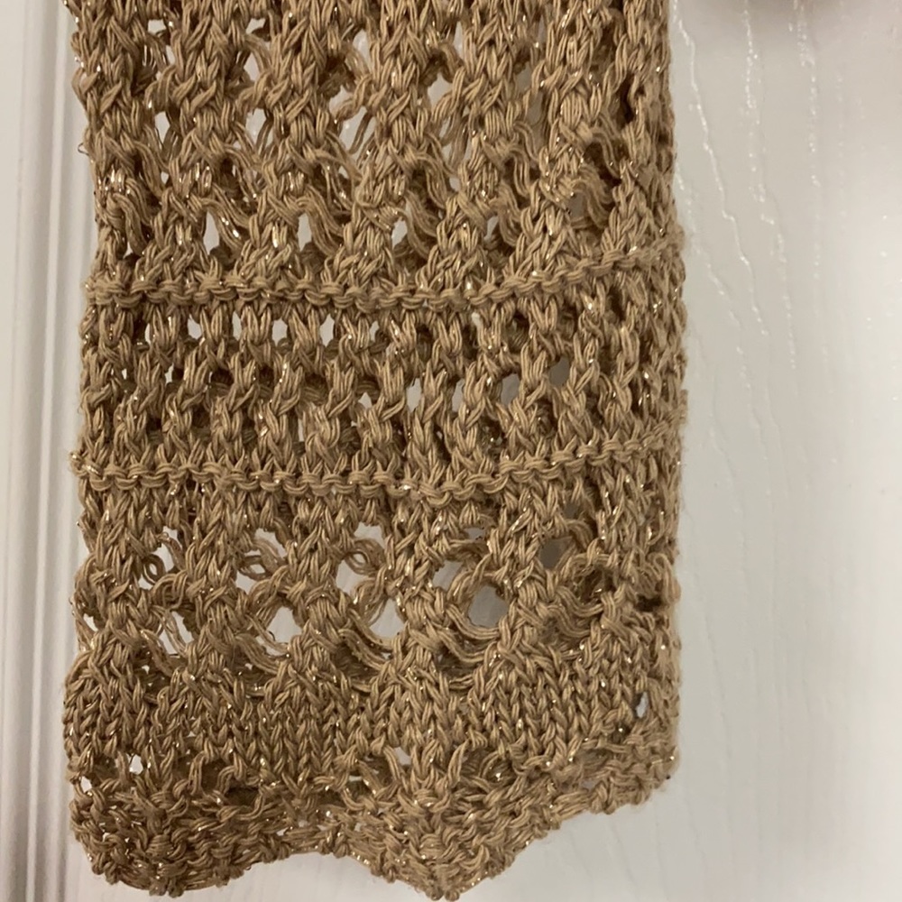 Liz Lange size XL golden brown sweater cardigan - Picture 7 of 12